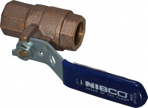 NIBCO NL95006 Standard Manual Ball Valve 1/2" Pipe, Full Port