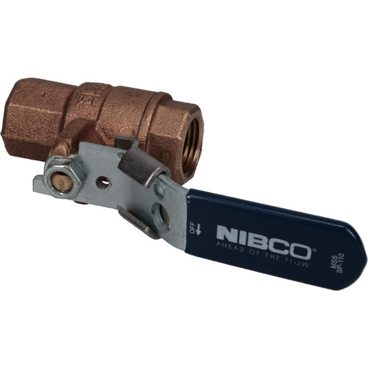 NIBCO NL950L6 Standard Manual Ball Valve 1/2" Pipe, Full Port
