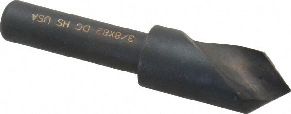 Cleveland C46108 Countersink 3/8" Head Dia, 82.00 deg Included Angle, 1 Flute, High-Speed Steel, Right Hand Cut