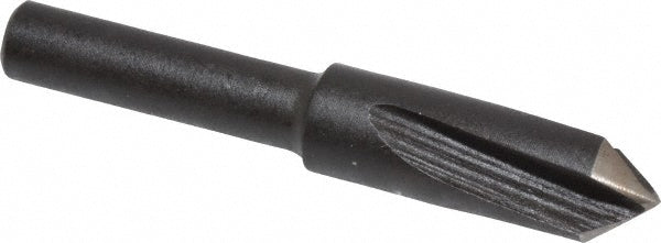 Cleveland C46151 Countersink 1/4" Head Dia, 82.00 deg Included Angle, 3 Flute, High-Speed Steel, Right Hand Cut