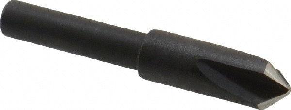 Cleveland C46152 Countersink 1/4" Head Dia, 90.00 deg Included Angle, 3 Flute, High-Speed Steel, Right Hand Cut