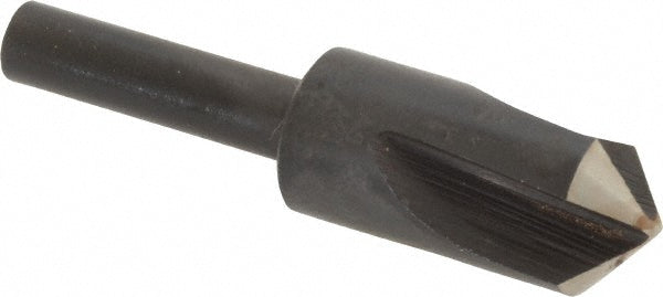 Cleveland C46165 Countersink 1/2" Head Dia, 100.00 deg Included Angle, 3 Flute, High-Speed Steel, Right Hand Cut
