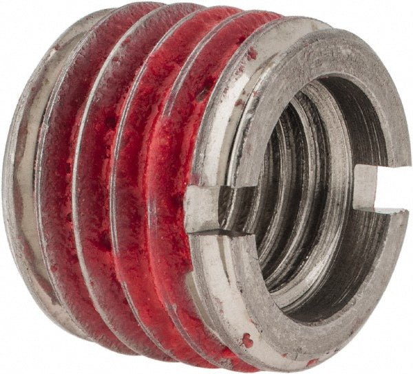 E-Z LOK 653-16 Thread Locking Insert M16 x 2 Internal Thread, 1-8 External Thread, Metric Coarse & Metric Fine, 25/32" OAL, Standard Wall