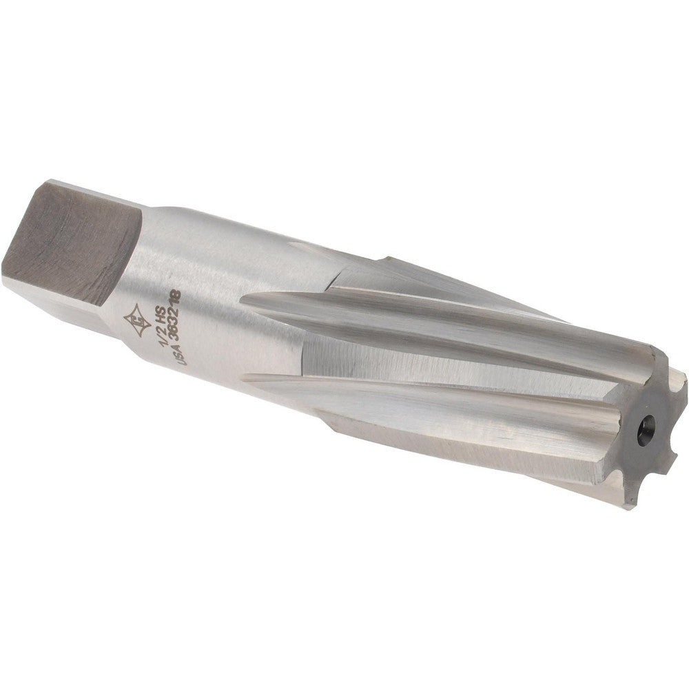 Cleveland C24985 1/2" Pipe, 3/4" Dia, 0.665" Small End Dia, Straight Shank, 1-3/8" Flute, Taper Pipe Reamer