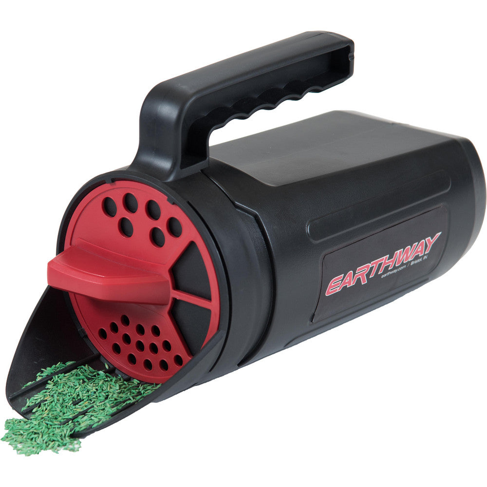 Earthway 17001 Landscape Spreaders Spreader Type Handheld  Handle Type Loop  Wheel Type None  Minimum Spread Width (Decimal Inch) 48  Minimum Spread Width (Feet) 4  Maximum Spread Width (Feet) 4