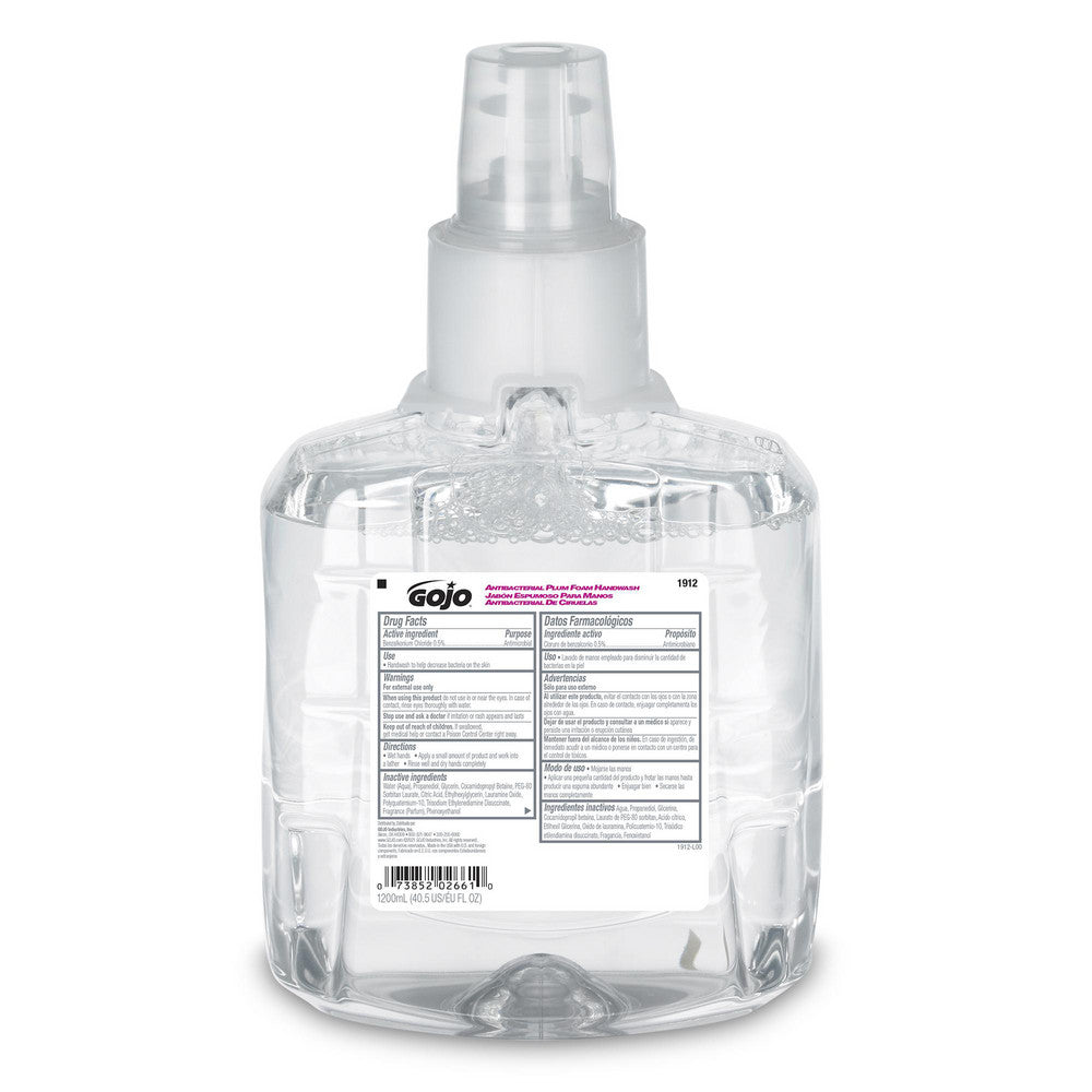 GOJO 1912-02 Soap 1,200 mL Dispenser Refill