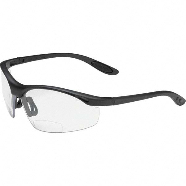 Bouton 250-25-0010 Magnifying Safety Glasses 1.00, Clear Lenses, Scratch-Resistant, ANSI Z87.1+