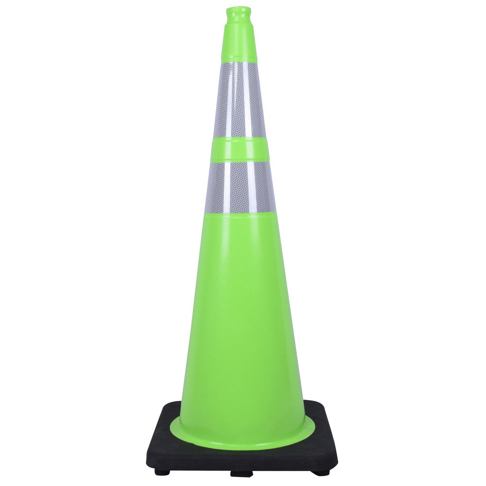 PRO-SAFE DH-NTC-90N2 Rigid Cone Polyvinylchloride, 36" OAH, Lime