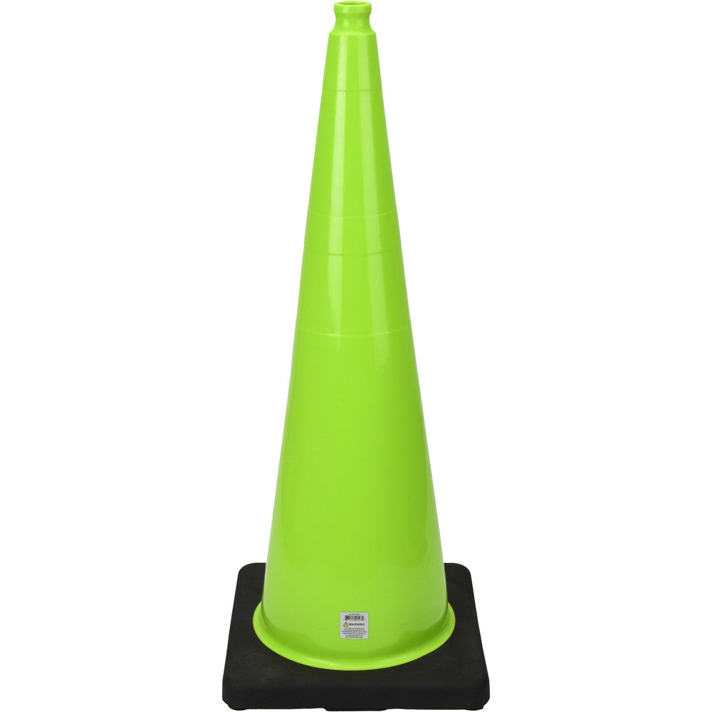 PRO-SAFE 03-500-08LI Rigid Cone Polyvinylchloride, 36" OAH, Lime