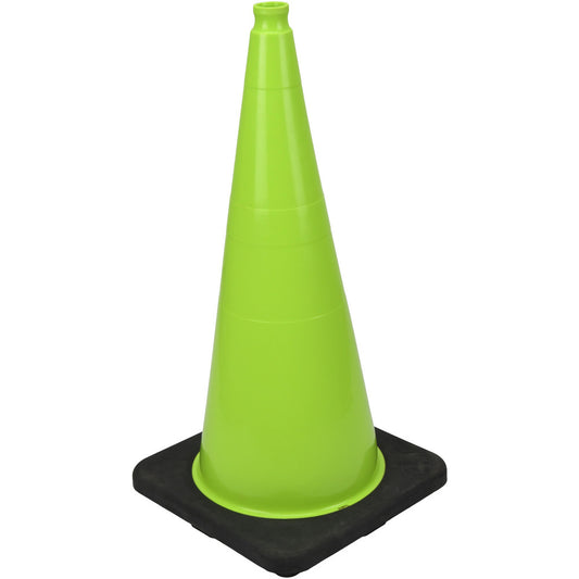 PRO-SAFE 03-500-65 Rigid Cone Polyvinylchloride, 28" OAH, Lime