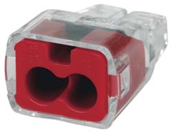 Ideal 30-1032 2 Port, 18 to 12 AWG Compatible, Push-In Wire Connector