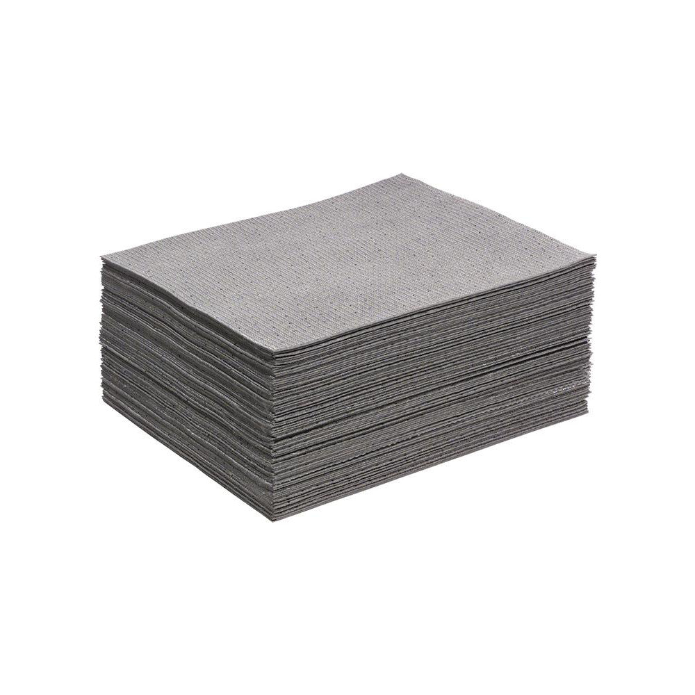 New Pig MAT286 Pads, Rolls & Mats Product Type Pad  Application Universal  Overall Length (Inch) 20in  Width (Decimal Inch - 4 Decimals) 16.5000  Material Polypropylene Polyester  Fluids Absorbed Oil Coolants Solvents Water Universal