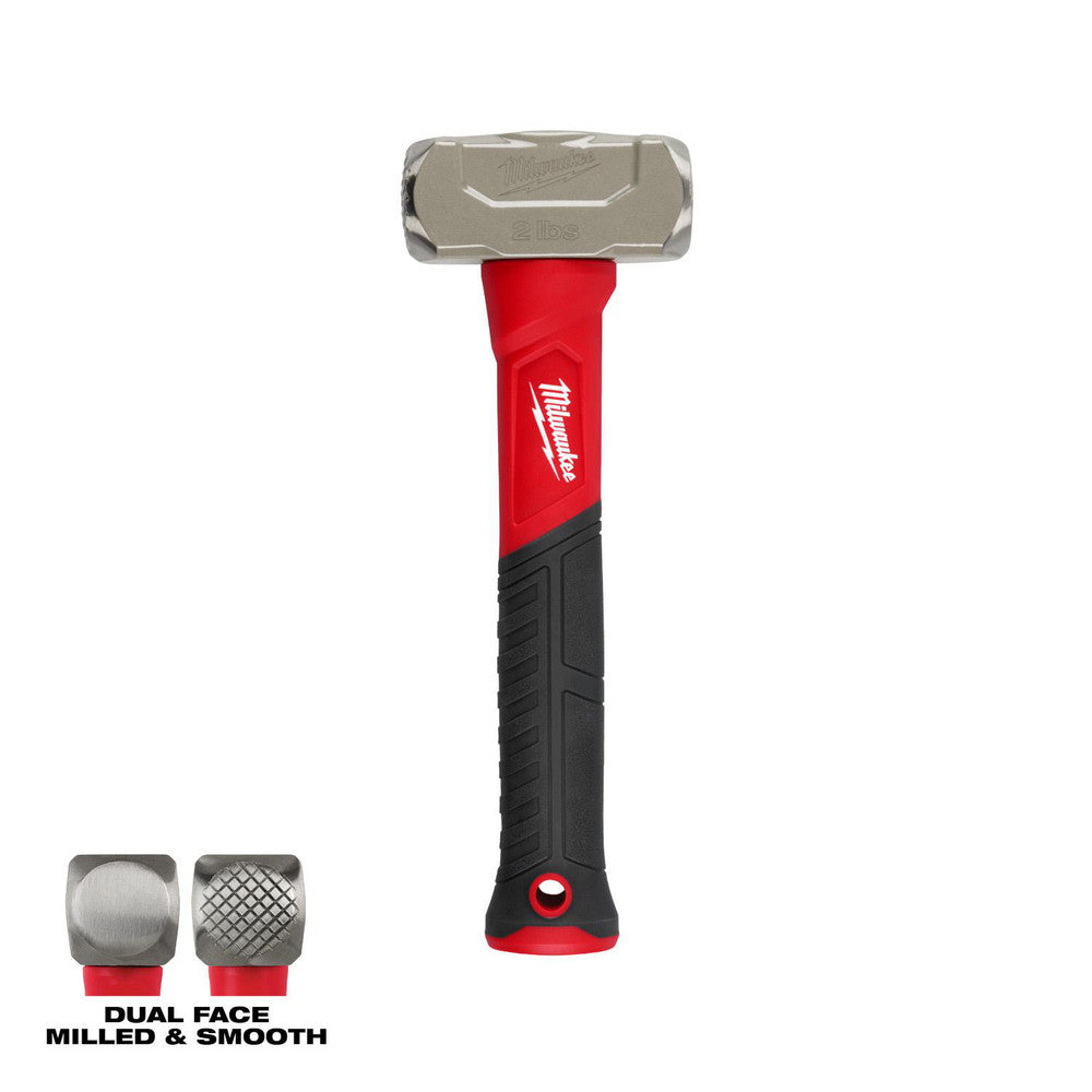 Milwaukee Tool 48-22-9311 Trade Hammers Head Weight (Oz) 32  Head Material Steel  Face Diameter 1.6in  Non-Sparking No  Handle Color Black Red  Handle Length 9.1in