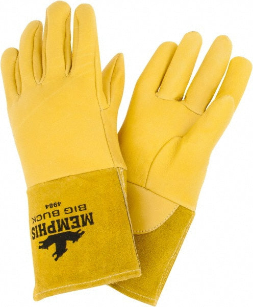 MCR Safety 4984L Welding Gloves MemphisÂ® Deerskin Leather, Pair