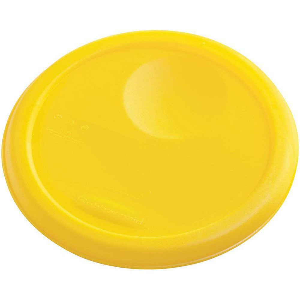 Rubbermaid FG572200YEL 8.8" Wide, Round Polyethylene Lid