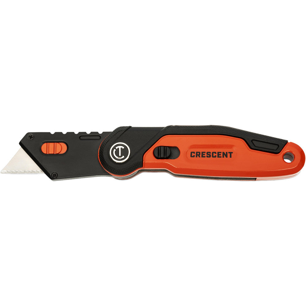 Crescent CTKF3 Folding Knives Knife Type Folding  Edge Type Straight  Blade Type Retractable  Blade Material Steel  Handle Material Aluminum  Blade Length (Inch) 1