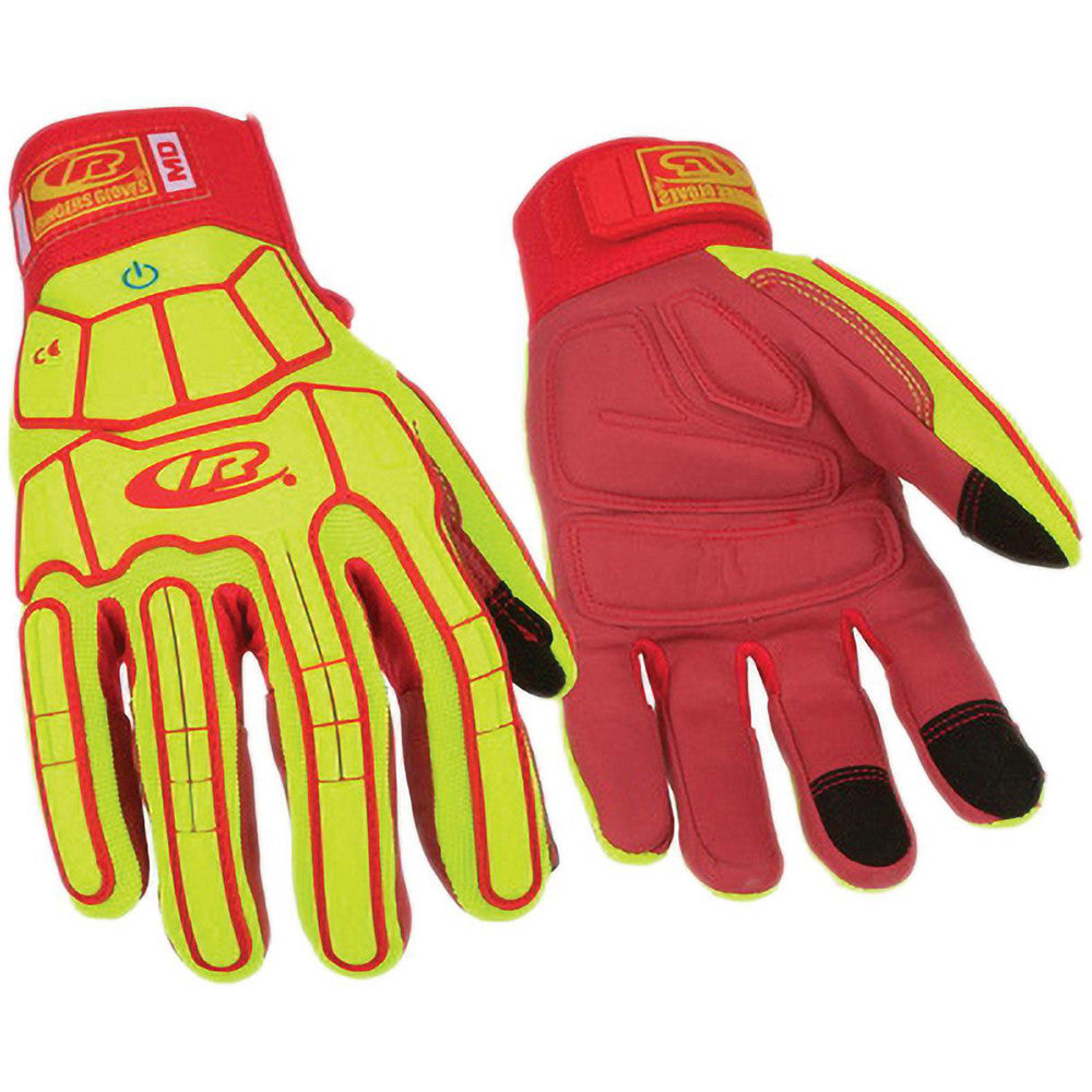 Ansell 167-13 Impact-Resistant & Cut-Resistant Gloves Size 3X-Large, ANSI Cut A3, Unlined Lined, Leather