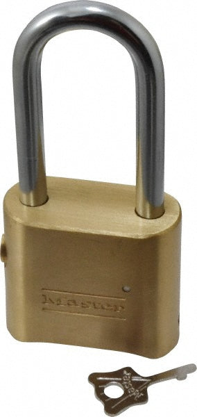 Master Lock 176LH-P156 Combination Lock Solid Brass, 2" Wide