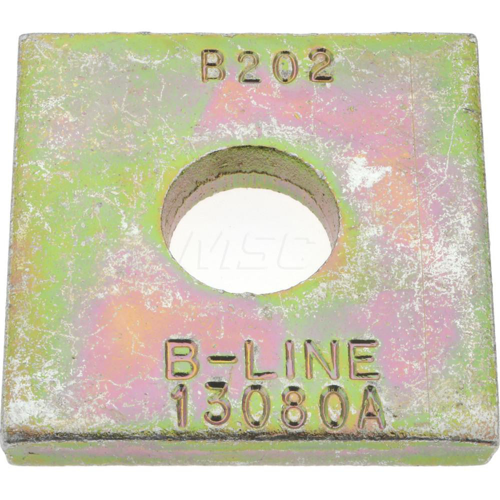 Cooper B-Line 78101104463 Strut Channel Square Washer Use with Cooper B-Line - Metal Framing Channels, 1/2" Bolt