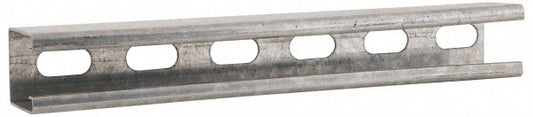 Cooper B-Line 78101121330 10' Long x 1-5/8" Wide x 1-5/8" High, 12 Gauge, Strip Steel, Half Slot Framing Channel & Strut