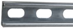 Cooper B-Line 78101125730 10' Long x 1-5/8" Wide x 13/16" High, 14 Gauge, Strip Steel, Half Slot Framing Channel & Strut
