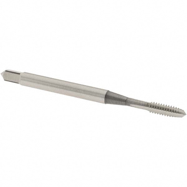 OSG 2493000 Straight Flute Tap #4-40 UNC, 3 Flute, Plug Chamfer, 2B & 3B Class of Fit, Vanadium High-Speed Steel, Bright/Uncoated Finish