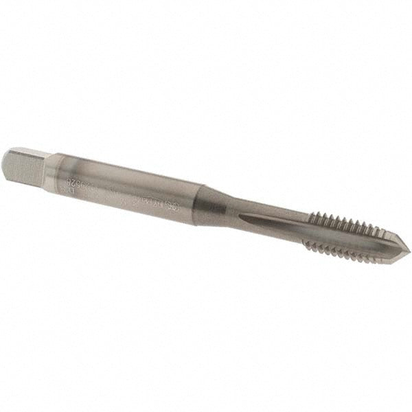 OSG 2495203 Straight Flute Tap M6x1 Metric Coarse, 3 Flute, Plug Chamfer, 6H Class of Fit, Vanadium High-Speed Steel, Nitride Finish