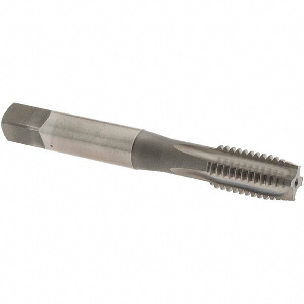 OSG 2411703 Straight Flute Tap M10x1.5 Metric Coarse, 4 Flute, Plug Chamfer, 6H Class of Fit, Vanadium High-Speed Steel, Nitride Finish