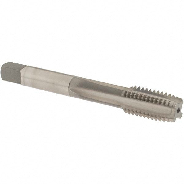 OSG 2412103 Straight Flute Tap M12x1.75 Metric Coarse, 4 Flute, Plug Chamfer, 6H Class of Fit, Vanadium High-Speed Steel, Nitride Finish