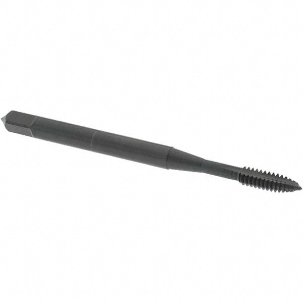 OSG 2806401 Spiral Point Tap #4-40 UNC, 2 Flutes, Plug Chamfer, 2B/3B Class of Fit, HSS-E Vanadium, Steam Oxide Coated