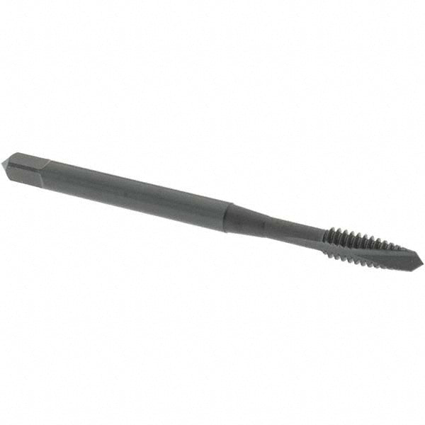OSG 2807401 Spiral Point Tap #6-32 UNC, 2 Flutes, Plug Chamfer, 2B Class of Fit, HSS-E Vanadium, Steam Oxide Coated