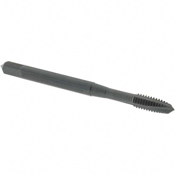 OSG 2807801 Spiral Point Tap #8-32 UNC, 3 Flutes, Plug Chamfer, 2B Class of Fit, HSS-E Vanadium, Steam Oxide Coated