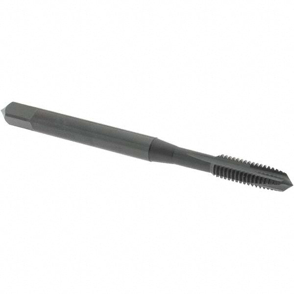OSG 2813801 Spiral Point Tap #10-32 UNF, 3 Flutes, Plug Chamfer, 2B Class of Fit, HSS-E Vanadium, Steam Oxide Coated
