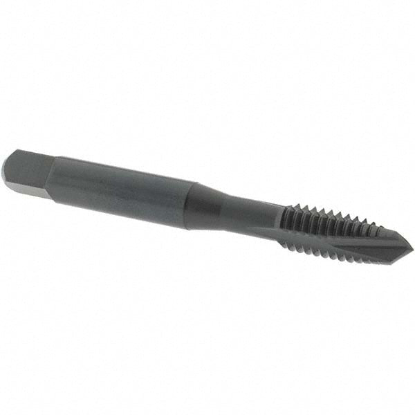 OSG 2830801 Spiral Point Tap 5/16-18 UNC, 3 Flutes, Plug Chamfer, 3B Class of Fit, HSS-E Vanadium, Steam Oxide Coated