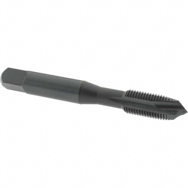OSG 2841701 Spiral Point Tap 3/8-24 UNF, 3 Flutes, Plug Chamfer, HSS-E Vanadium, Steam Oxide Coated