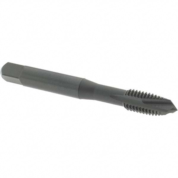 OSG 2891401 Spiral Point Tap M8x1.25 Metric, 3 Flutes, Plug Chamfer, 6H Class of Fit, HSS-E Vanadium, Steam Oxide Coated
