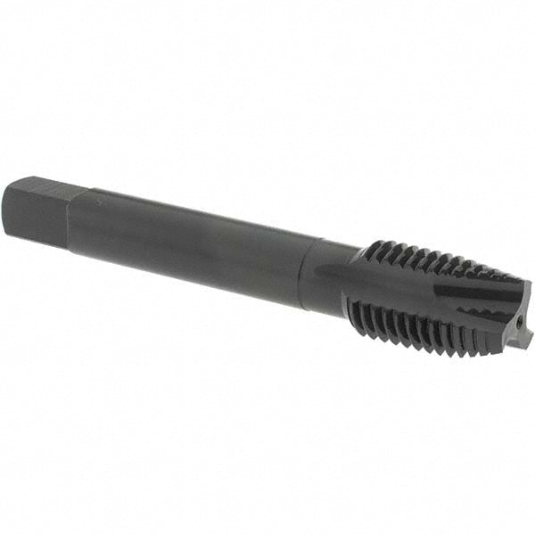 OSG 2892901 Spiral Point Tap M16x2 Metric, 3 Flutes, Plug Chamfer, 6H Class of Fit, HSS-E Vanadium, Steam Oxide Coated