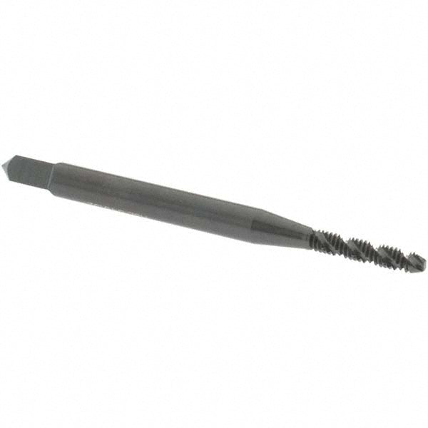 OSG 2905601 Spiral Flute Tap #2-56, UNC, 2 Flute, Modified Bottoming Chamfer, 2B Class of Fit, Vanadium High-Speed Steel, Oxide Finish