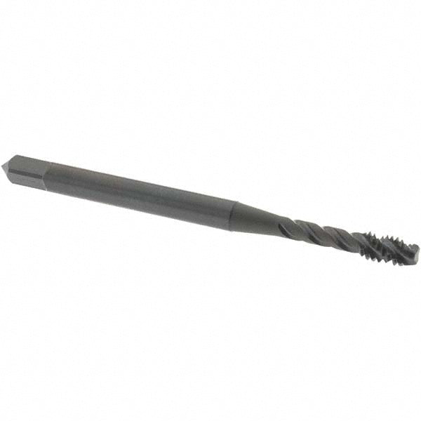 OSG 2907001 Spiral Flute Tap #5-40, UNC, 3 Flute, Modified Bottoming Chamfer, 2B/3B Class of Fit, Vanadium High-Speed Steel, Oxide Finish