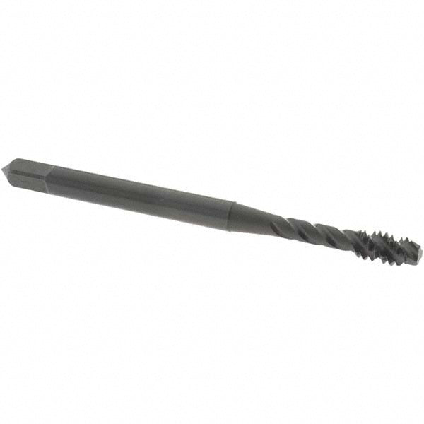 OSG 2917501 Spiral Flute Tap #6-32, UNC, 3 Flute, Modified Bottoming Chamfer, 2B Class of Fit, Vanadium High-Speed Steel, Oxide Finish