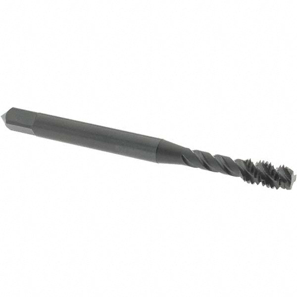 OSG 2913801 Spiral Flute Tap #10-32, UNF, 3 Flute, Modified Bottoming Chamfer, 2B Class of Fit, Vanadium High-Speed Steel, Oxide Finish