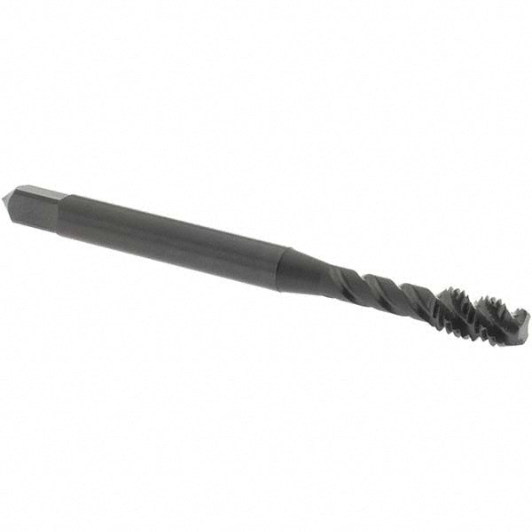OSG 2918801 Spiral Flute Tap #10-32, UNF, 3 Flute, Modified Bottoming Chamfer, 3B Class of Fit, Vanadium High-Speed Steel, Oxide Finish