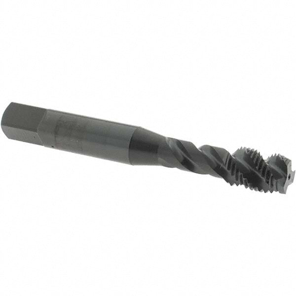 OSG 2926801 Spiral Flute Tap 3/8-24, UNF, 3 Flute, Modified Bottoming Chamfer, 3B Class of Fit, Vanadium High-Speed Steel, Oxide Finish