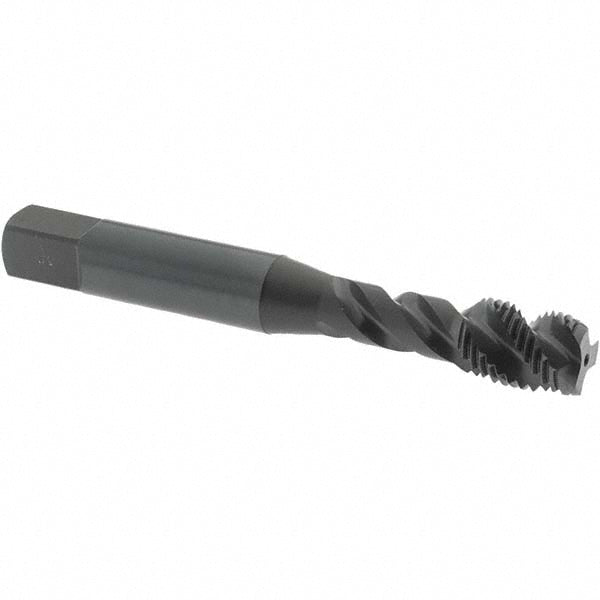 OSG 2931801 Spiral Flute Tap 3/8-24, UNF, 3 Flute, Modified Bottoming Chamfer, 3B Class of Fit, Vanadium High-Speed Steel, Oxide Finish