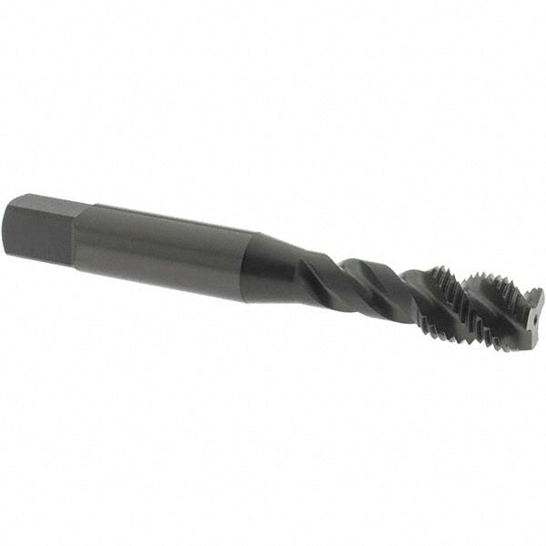 OSG 2936801 Spiral Flute Tap 3/8-24, UNF, 3 Flute, Modified Bottoming Chamfer, 2B Class of Fit, Vanadium High-Speed Steel, Oxide Finish