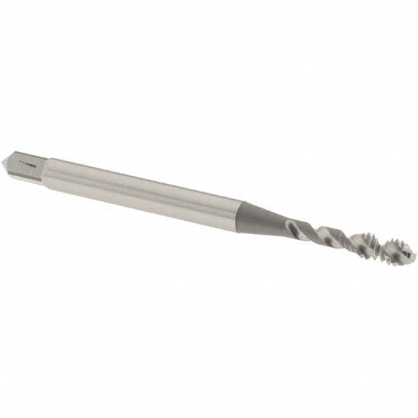 OSG 2951300 Spiral Flute Tap #4-40, UNC, 2 Flute, Modified Bottoming Chamfer, 2B/3B Class of Fit, Vanadium High-Speed Steel, Bright/Uncoated Finish