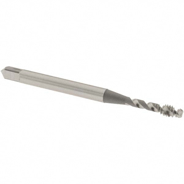 OSG 2951400 Spiral Flute Tap #4-40, UNC, 2 Flute, Modified Bottoming Chamfer, 3B Class of Fit, Vanadium High-Speed Steel, Bright/Uncoated Finish