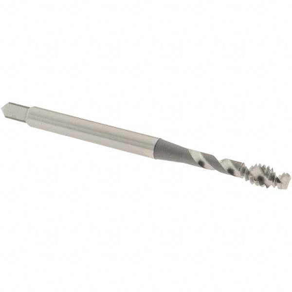 OSG 2952600 Spiral Flute Tap #6-32, UNC, 2 Flute, Modified Bottoming Chamfer, 2B Class of Fit, Vanadium High-Speed Steel, Bright/Uncoated Finish