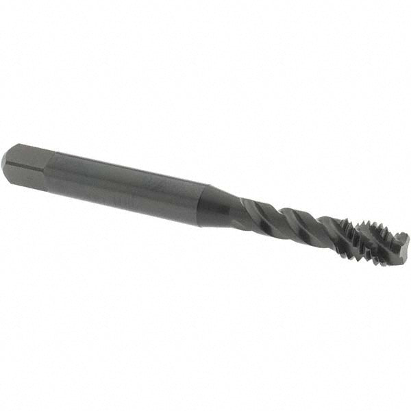 OSG 2991001 Spiral Flute Tap M6x1, Metric Coarse, 3 Flute, Modified Bottoming Chamfer, 6H Class of Fit, Vanadium High-Speed Steel, Oxide Finish