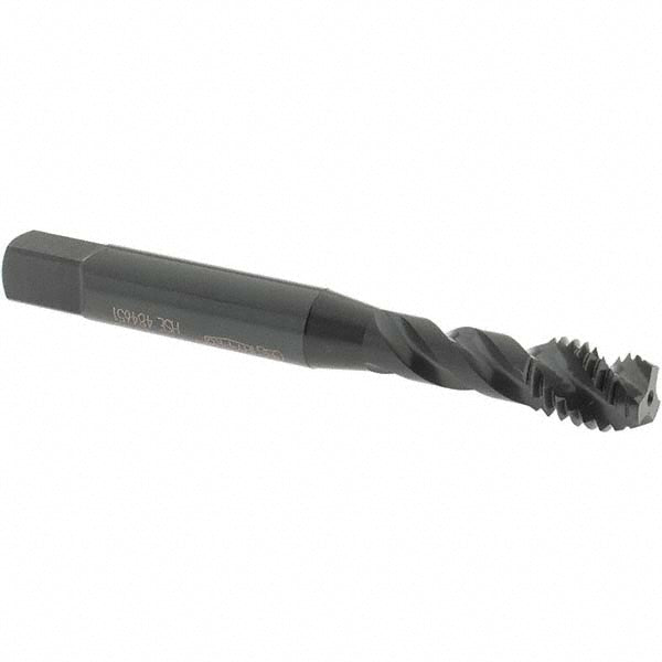 OSG 2991401 Spiral Flute Tap M8x1.25, Metric Coarse, 3 Flute, Modified Bottoming Chamfer, 6H Class of Fit, Vanadium High-Speed Steel, Oxide Finish